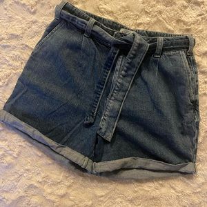 Jack Wills Tie Waist Mom Shorts